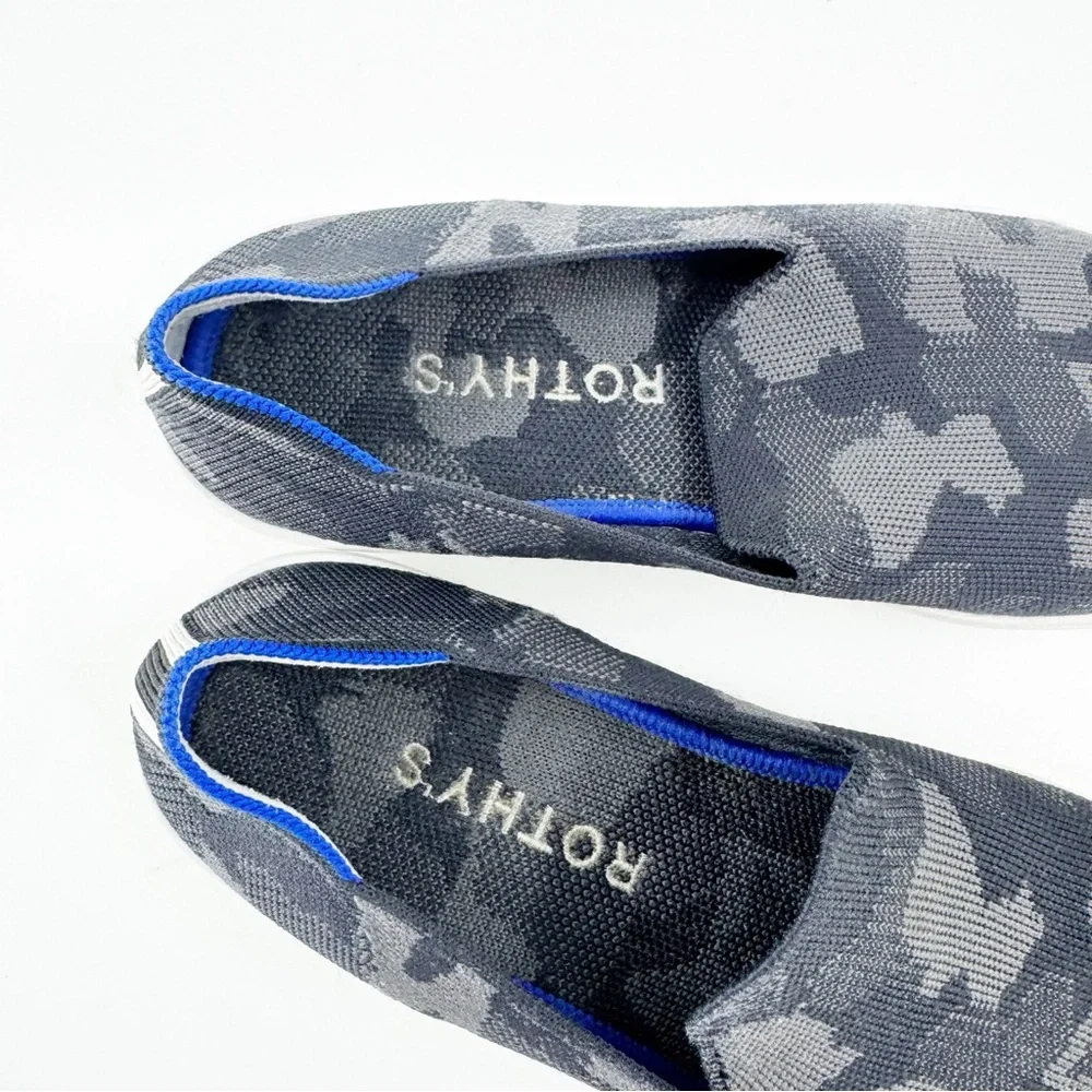 ✅ Rothy's The Original Slip on‎ Sneaker in Camo Size